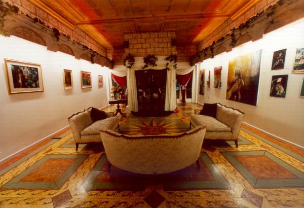 Tuscan-Inspired Art Gallery